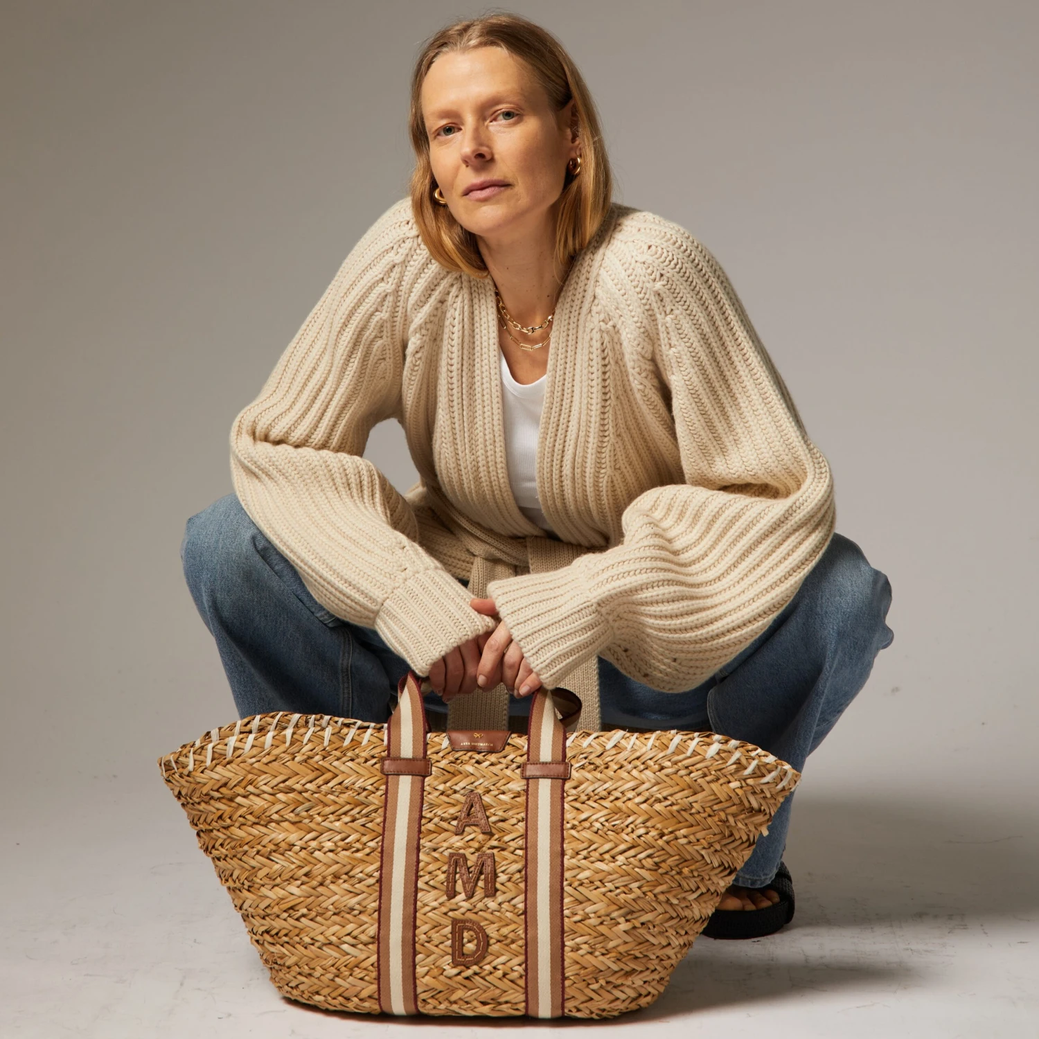 Anya Hindmarch Large Walton Basket 4 Anya Hindmarch Large Walton Basket - Image 2