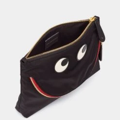 Anya Hindmarch Happy Eyes Pouch -Fashion Bag Shop 5050925100991 pouch 4