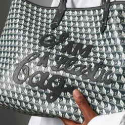 Anya Hindmarch I Am A Plastic Bag Motif Tote -Fashion Bag Shop 5050925149839 Model 28