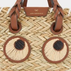 Anya Hindmarch Small Paper Eyes Basket 10 Anya Hindmarch Small Paper Eyes Basket -Fashion Bag Shop 5050925155120 ToteBags DETAIL