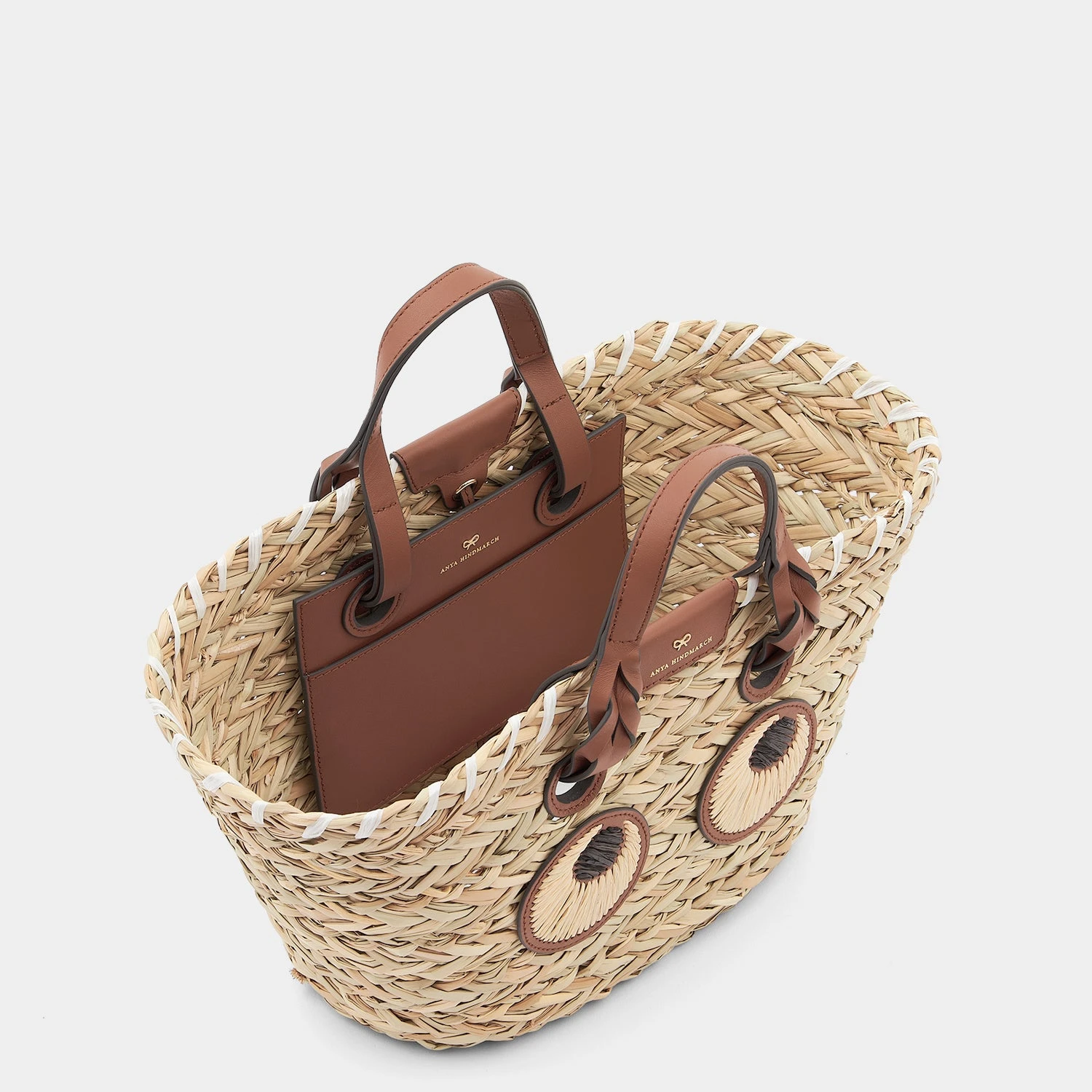 Anya Hindmarch Small Paper Eyes Basket 5 Anya Hindmarch Small Paper Eyes Basket - Image 3