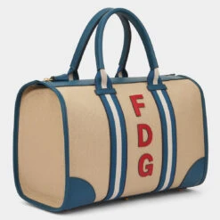 Anya Hindmarch Bespoke Walton Zip Top Handbag 10 Anya Hindmarch Bespoke Walton Zip Top Handbag -Fashion Bag Shop 5050925156387 Tote SIDE