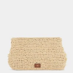 Anya Hindmarch Raffia Bow Clutch -Fashion Bag Shop 5050925163705 Clutch BACK