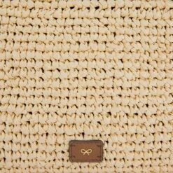 Anya Hindmarch Raffia Bow Clutch -Fashion Bag Shop 5050925163705 Clutch DETAIL 2