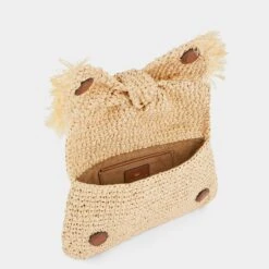 Anya Hindmarch Raffia Bow Clutch -Fashion Bag Shop 5050925163705 Clutch INSIDE