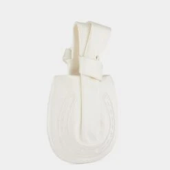 Anya Hindmarch Tie The Knot Clutch -Fashion Bag Shop 5050925164450 Clutch SIDe