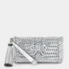 Anya Hindmarch Neeson Tassel Clutch -Fashion Bag Shop 5050925167666 Clutch FRONT