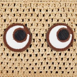 Anya Hindmarch Raffia Eyes Cross-body 12 Anya Hindmarch Raffia Eyes Cross-body -Fashion Bag Shop 5050925168342 DETAIL