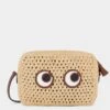 Anya Hindmarch Raffia Eyes Cross-body 1 Anya Hindmarch Raffia Eyes Cross-body -Fashion Bag Shop 5050925168342 FRONT