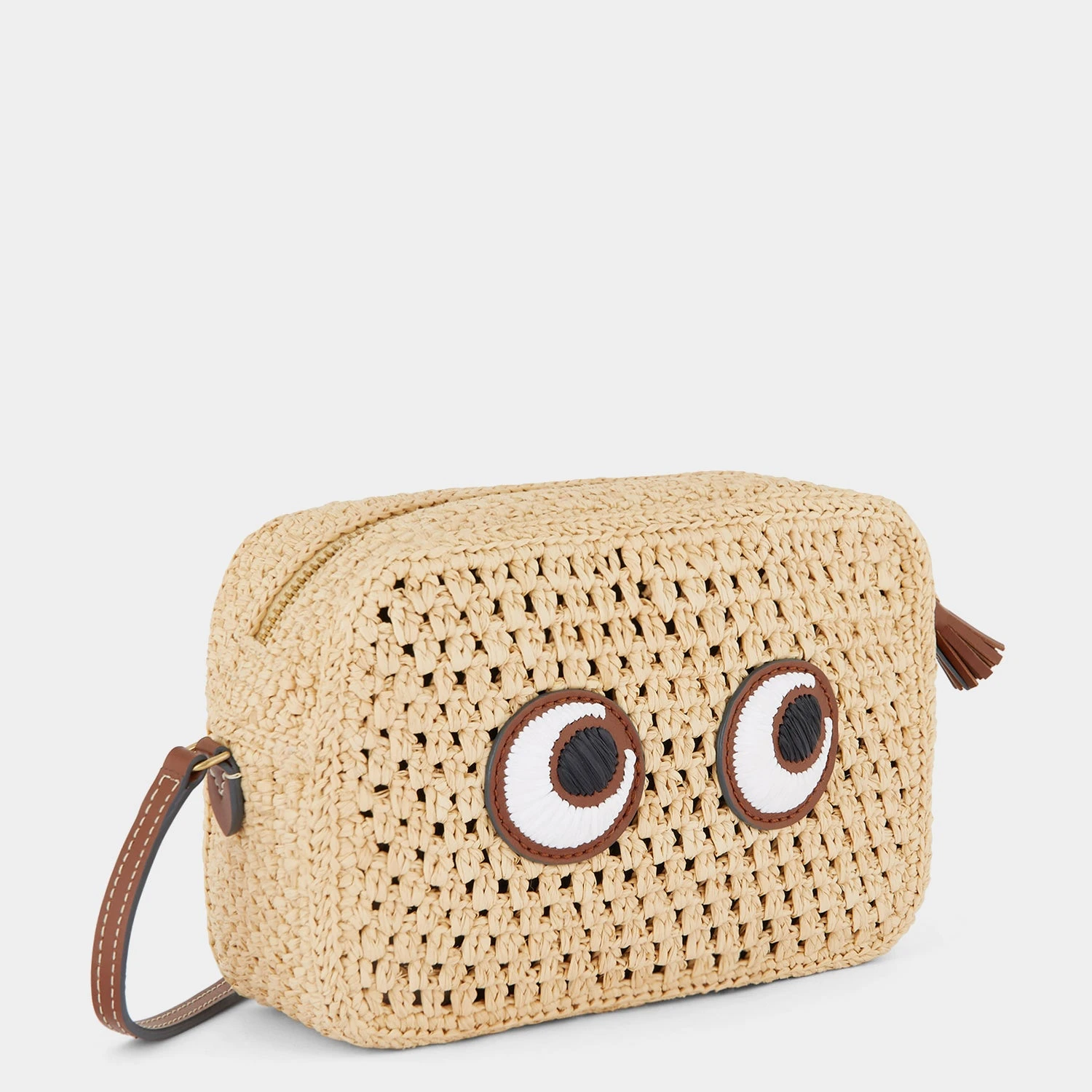 Anya Hindmarch Raffia Eyes Cross-body 6 Anya Hindmarch Raffia Eyes Cross-body - Image 4