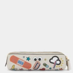 Anya Hindmarch All Over Stickers Pencil Case 8 Anya Hindmarch All Over Stickers Pencil Case -Fashion Bag Shop 5050925170963 BACK