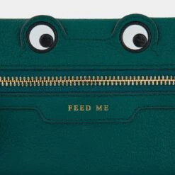 Anya Hindmarch Frog Zip Pouch -Fashion Bag Shop 5050925171137 DETAIL