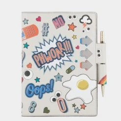 Anya Hindmarch All Over Stickers A5 Journal