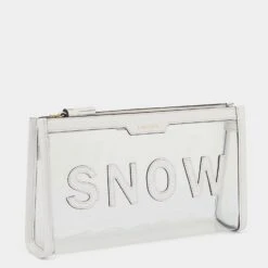 Anya Hindmarch Snow Liquids Pouch 10 Anya Hindmarch Snow Liquids Pouch -Fashion Bag Shop 5050925173377 SIDE