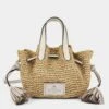 Anya Hindmarch Raffia Drawstring Small Tote -Fashion Bag Shop 5050925175500 FRONT