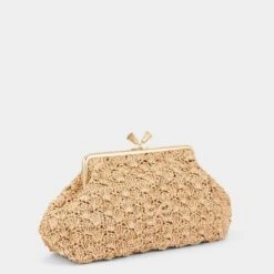 Anya Hindmarch Large Maud Bow Clutch -Fashion Bag Shop 5050925176026 SIDE