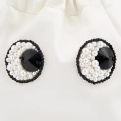 Anya Hindmarch Eyes Drawstring Pouch -Fashion Bag Shop 5050925177757 DETAIL