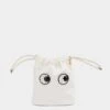 Anya Hindmarch Eyes Drawstring Pouch 2 Anya Hindmarch Eyes Drawstring Pouch -Fashion Bag Shop 5050925177757 FRONT2