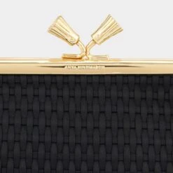 Anya Hindmarch Maud Woven Tassel Clutch -Fashion Bag Shop 5050925179324 DETAIL