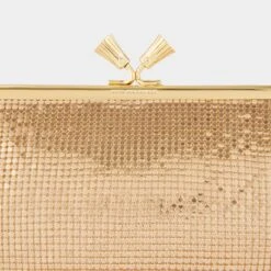Anya Hindmarch Mesh Maud Tassel Clutch -Fashion Bag Shop 5050925179331 DETAIL