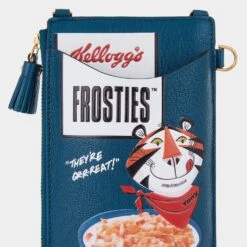 Anya Hindmarch Anya Brands Frosties Zip Phone Pouch On Strap -Fashion Bag Shop 5050925179720 DETAIL FRONT