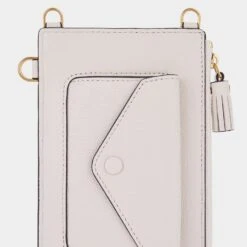 Anya Hindmarch Anya Brands Corn Flakes Zip Phone Pouch On Strap -Fashion Bag Shop 5050925179737 DETAIL BACK