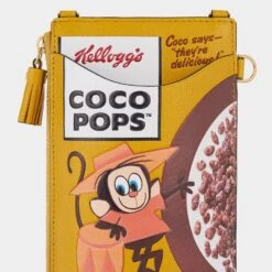 Anya Hindmarch Anya Brands Coco Pops Zip Phone Pouch On Strap -Fashion Bag Shop 5050925179744 DETAIL FRONT