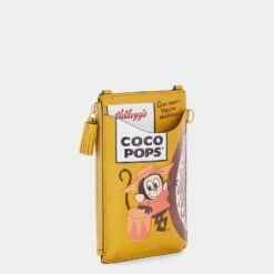 Anya Hindmarch Anya Brands Coco Pops Zip Phone Pouch On Strap -Fashion Bag Shop 5050925179744 SIDE
