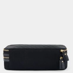 Anya Hindmarch Logo Make-Up Pouch -Fashion Bag Shop 5050925180528 BACK