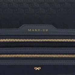 Anya Hindmarch Logo Make-Up Pouch -Fashion Bag Shop 5050925180528 DETAIL