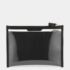 Anya Hindmarch Logo Safe Deposit Case 10 Anya Hindmarch Logo Safe Deposit Case -Fashion Bag Shop 5050925180603 BACK