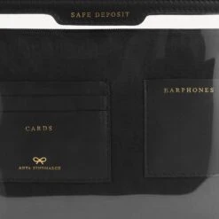 Anya Hindmarch Logo Safe Deposit Case 9 Anya Hindmarch Logo Safe Deposit Case -Fashion Bag Shop 5050925180603 DETAIL