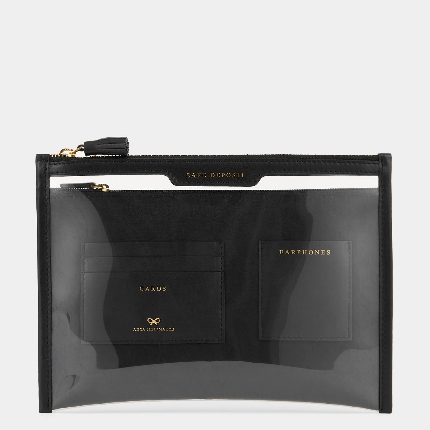 Anya Hindmarch Logo Safe Deposit Case 3 Anya Hindmarch Logo Safe Deposit Case