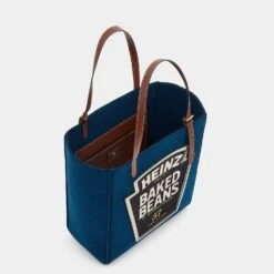 Anya Hindmarch Anya Brands Heinz Baked Beans Small Tote -Fashion Bag Shop 5050925182560 INSIDE