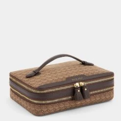 Anya Hindmarch Jacquard Pack Away -Fashion Bag Shop 5050925182720 ANGLE