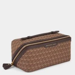 Anya Hindmarch Jacquard Dressing Table 10 Anya Hindmarch Jacquard Dressing Table -Fashion Bag Shop 5050925182737 ANGLE
