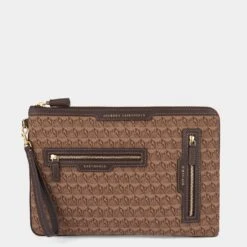 Anya Hindmarch Jacquard Journey Essentials Pochette