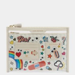 Anya Hindmarch All Over Stickers Safe Deposit Case