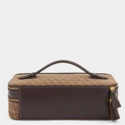 Anya Hindmarch Jacquard Make-Up Pouch -Fashion Bag Shop 5050925184311 BACK