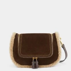 Anya Hindmarch Suede Small Vere Satchel