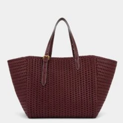 Anya Hindmarch Neeson Square Tote -Fashion Bag Shop 5050925187299 BACK