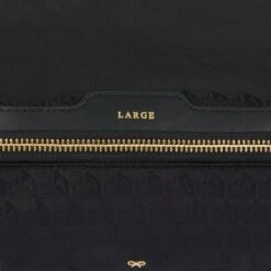 Anya Hindmarch Logo Large Packing Cube -Fashion Bag Shop 5050925187756 DETAIL