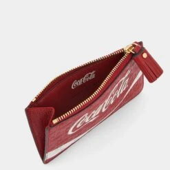 Anya Hindmarch Anya Brands Coca Cola Zip Card 9 Anya Hindmarch Anya Brands Coca Cola Zip Card -Fashion Bag Shop 5050925188210 INSIDE