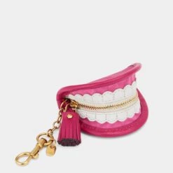 Anya Hindmarch Teeth Pouch Charm -Fashion Bag Shop 5050925188296 ANGLE