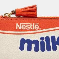Anya Hindmarch Anya Brands Milkybar Pencil Case -Fashion Bag Shop 5050925188401 DETAIL
