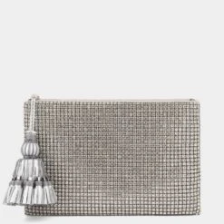 Anya Hindmarch Mesh Georgiana Clutch