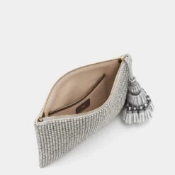 Anya Hindmarch Mesh Georgiana Clutch -Fashion Bag Shop 5050925188876 INSIDE