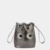 Anya Hindmarch Eyes Mesh Drawstring Pouch -Fashion Bag Shop 5050925188999 FRONT2