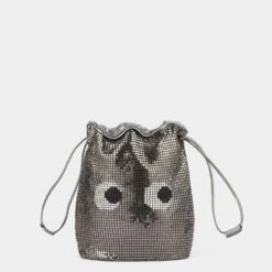 Anya Hindmarch Eyes Mesh Drawstring Pouch