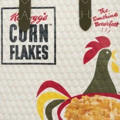 Anya Hindmarch Anya Brands Corn Flakes Tote -Fashion Bag Shop 5050925189064 DETAIL